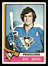 1974-75 Topps Syl Apps #13 - Pittsburgh Penguins