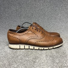 Cole Haan Zerogrand Wingtip Oxford Shoes Mens Size 11 M Brown Leather C14493