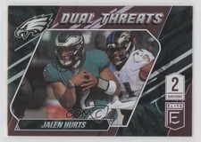 2021 Panini Donruss Elite Dual Threats Pink Jalen Hurts #DT9 14my