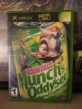 Oddworld: Munch's Oddysee - Microsoft Xbox, 2001 - COMPLETE with Case  Manual