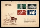 DR WHO 1948 SWITZERLAND NATIONAL FESTIVAL COMBO FDC? TO USA M74043