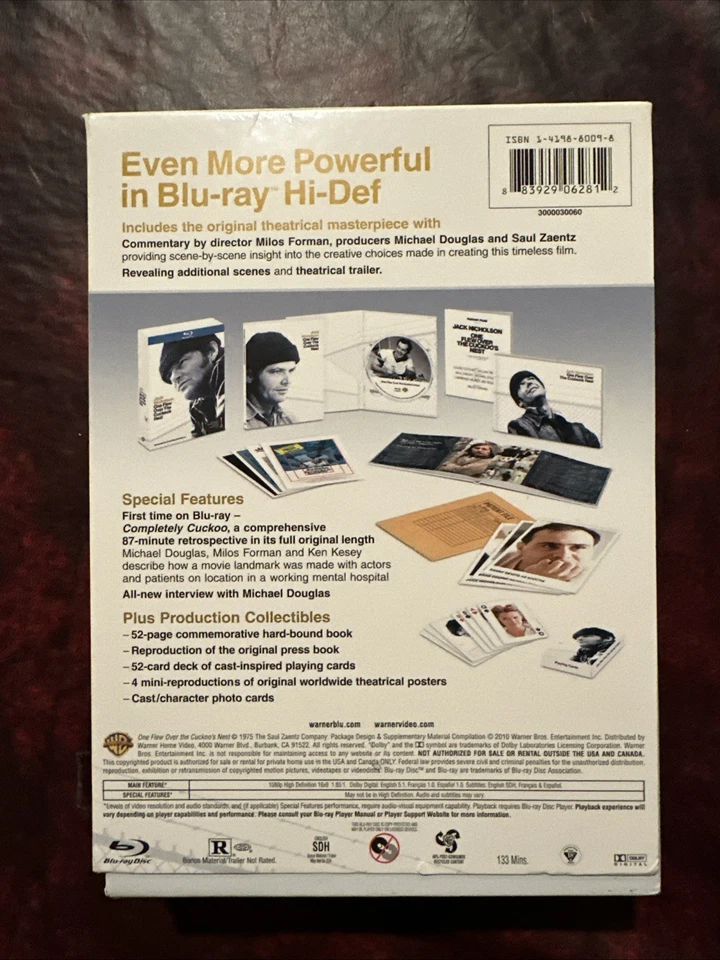 One Flew Over the Cuckoos Nest (Blu-ray Disc, 2010, Ultimate Collectors Edition) - Image 2 of 4