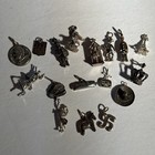 Charms for Bracelet Lot 17 Vintage Unmarked Silver Charm