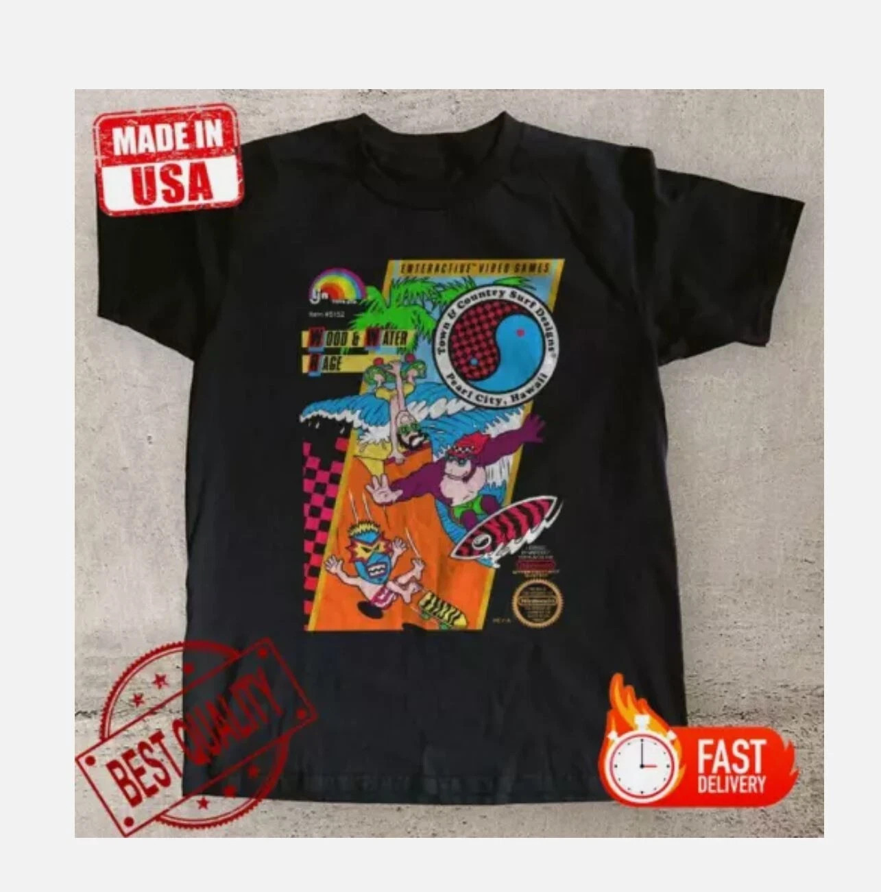 T & C Town and Country Surf T-Shirt Size S-5XL BT1405