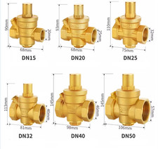 1/2" 3/4" 1" 2" Brass Water Pressure Reducing Maintaining Valve DN15/DN20/DN25/D