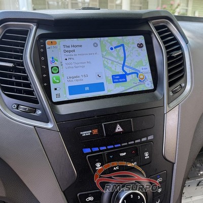 9'' Para Hyundai Santa Fe Sport 2013-2018 android14 Car Stereo GPS Radio CarPlay