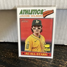 2026 Topps Heritage Dark Gray Border Parallel #17 Jacob Wilson All-Star RC Cup