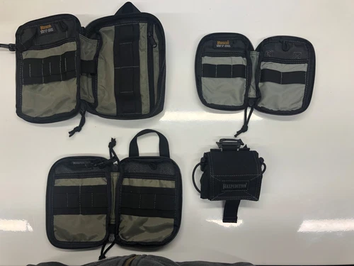 Maxpedition black pouch pocket organizer Fatty, Mini, Micro, Rollypoly (LOT)
