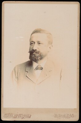Chute & Brooks KAB - Herrenportrait - Buenos Aires Argentinien um 1900