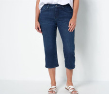 NYDJ - Curves 360 Slim Straight Capri Jeans - Mesquite Blue