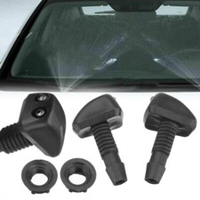 2x Ugello Tergicristallo Spruzzatore Lavavetri Auto Anteriore Spray Jet Accessori