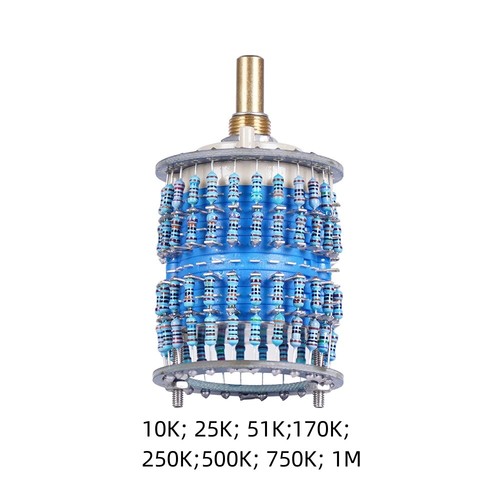1PC 4Pole 24 Step Attenuator Volume Control Pot Log A 25K Mono Potentiometer - Picture 7 of 7