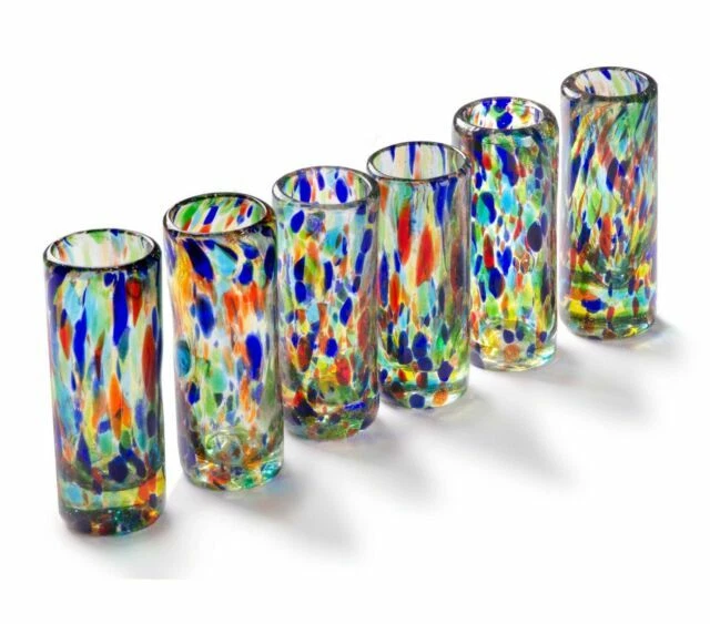 Handmade Multicolor Shot Glasses