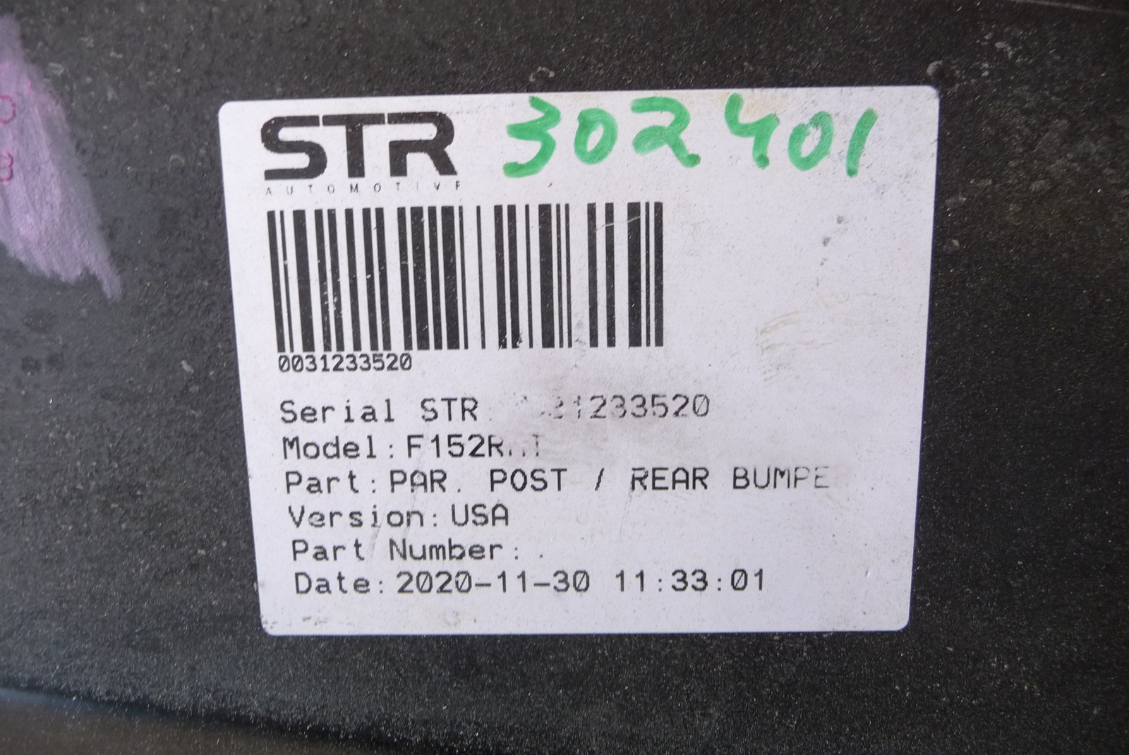 2021 2022 Ferrari 812 GTS F152R Rear Bumper Cover 890800 OEM