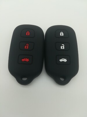 2*Key Cover for TOYOTA CAMRY Corolla SOLARA AVALON Matrix Sienna Pontiac Vibe