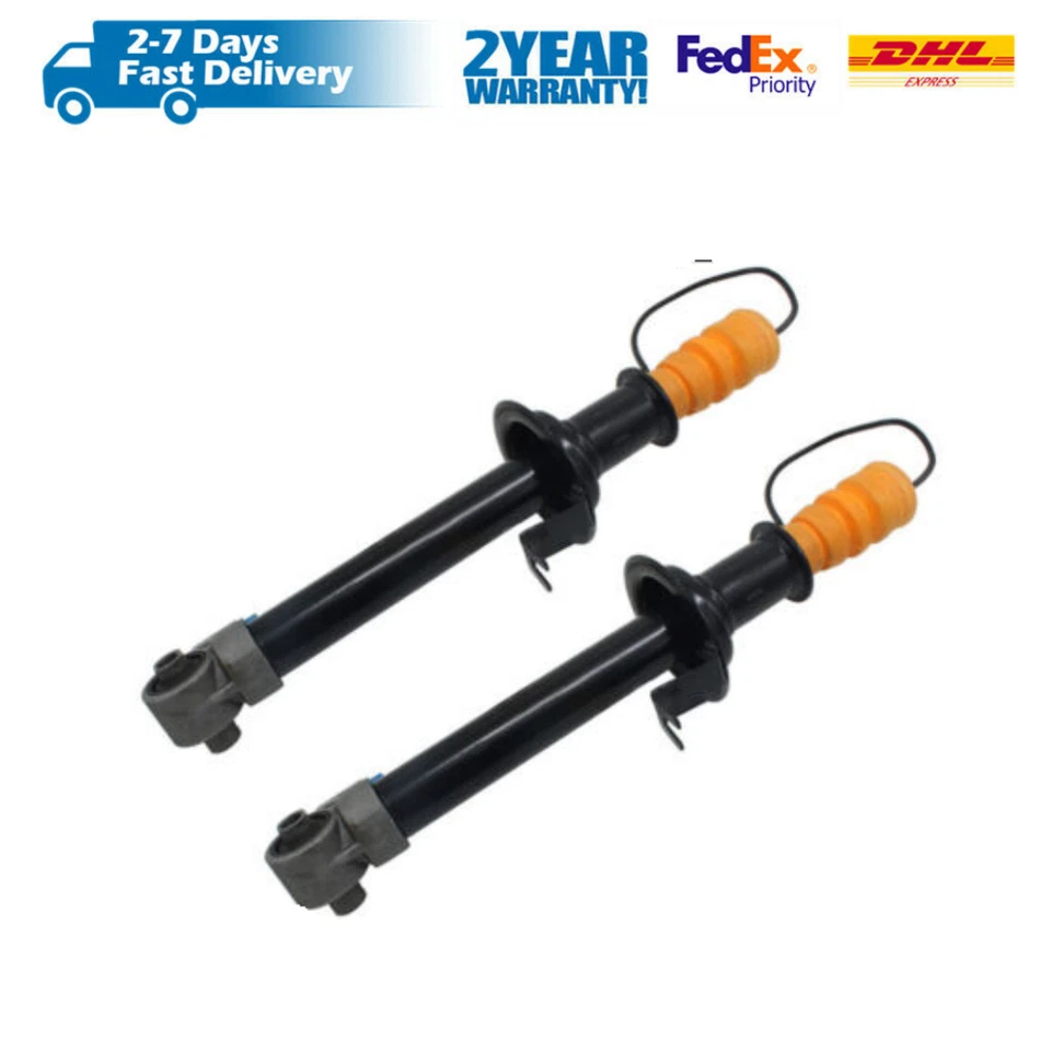 Pair Rear Shock Absorber Struts EDC Fit BMW E38 740i 740iL 750i 750iL 1995-2001 - Image 4 of 4