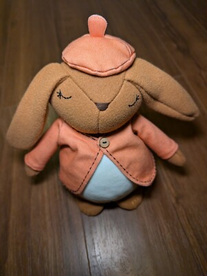 Debi Lilly Design Rabbit Bunny Stuffed Animal Plush 10  With Tags Weighted 
