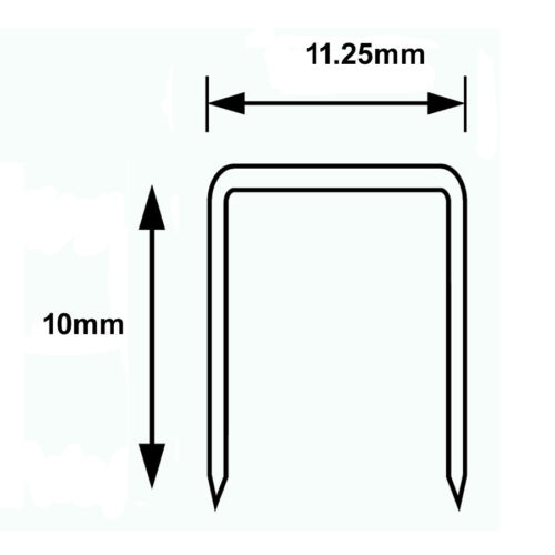 Typ 53 Heftklammern Schwerlast - Stanley TR Arrow JT21 Tacwise 6 mm 8 mm 10 mm 14 mm - Bild 14 von 15
