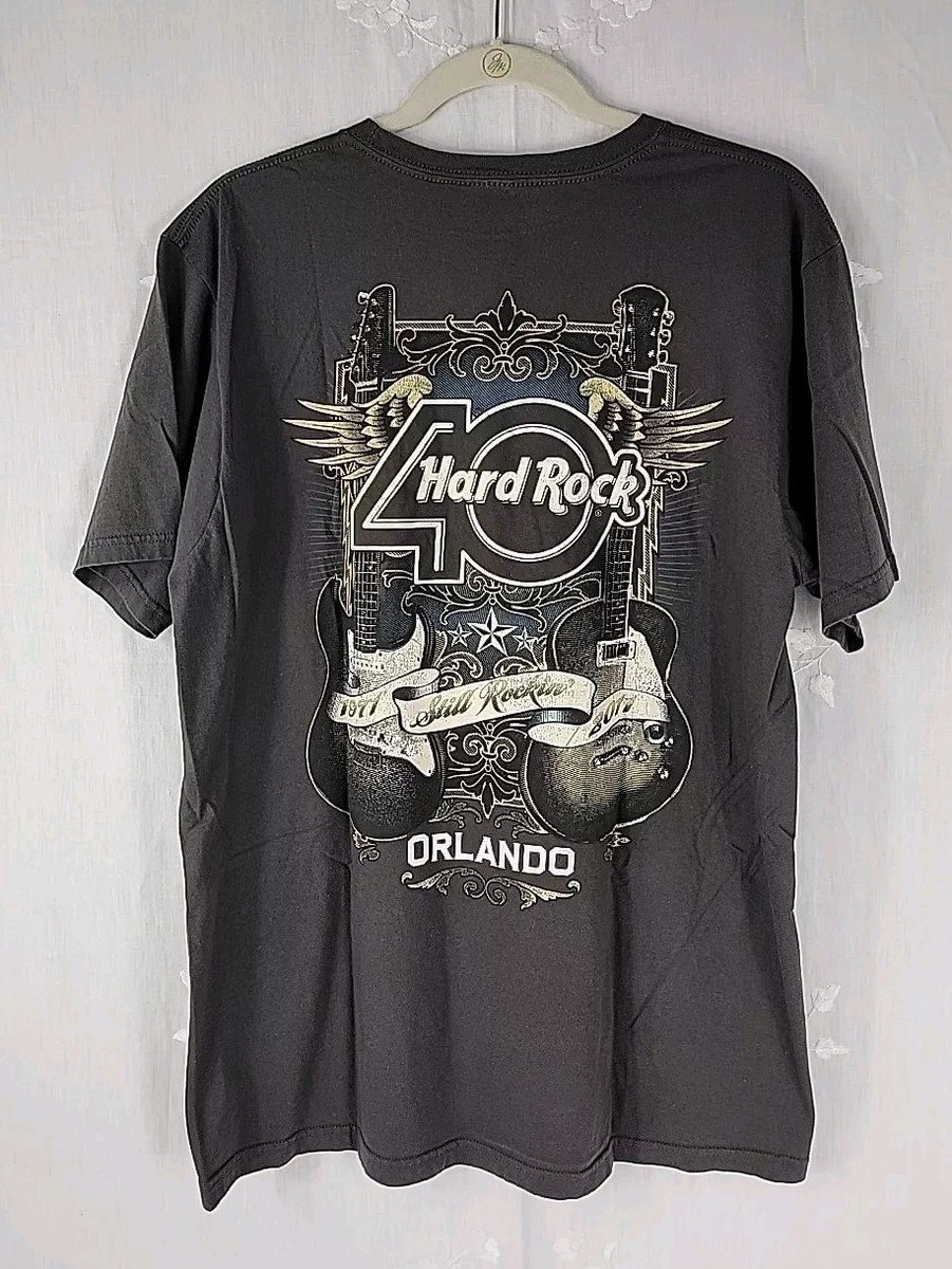 Hard Rock Cafe t-shirt authentic Sz L Still Rockin Orlando 40