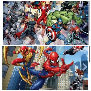 Détails Sur Walltastic Marvel Spiderman/Avengers Designer Papier Peint 8 FT  (environ 2.44 M) X 10 Ft (environ 3.05 M)- Afficher Le Titre D'origine