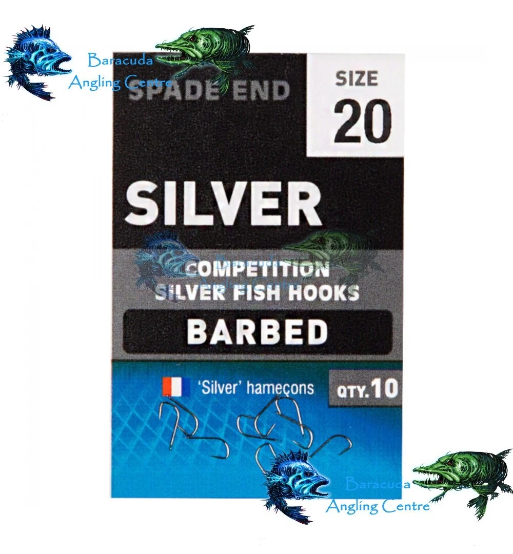 Silver fish hooks sale