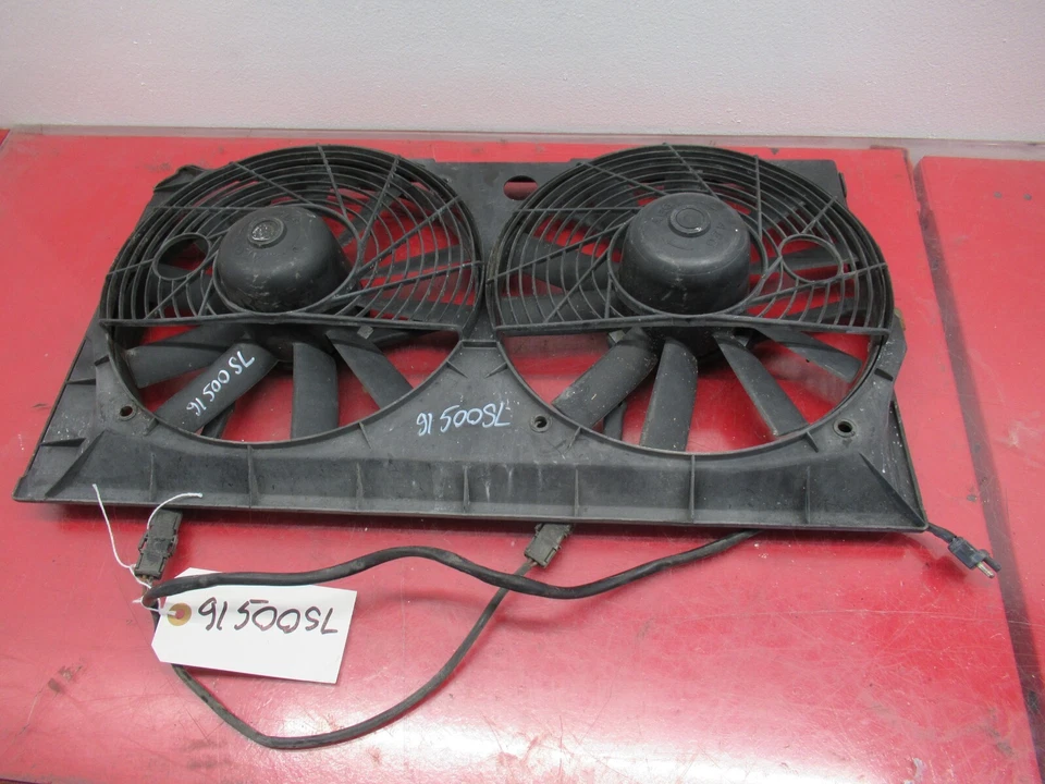 MERCEDES-BENZ R129 300SL 500SL 1990-1993 RADIADOR REFRIGERACIÓN VENTILADOR DOBLE OEM Foto 3 de 4