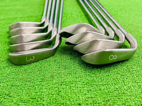 Ping Eye 2 Karsten Iron set 3-9+PW+SW RH Karsten ZZ Lite Steel Orange Dot G11342 - Picture 5 of 9