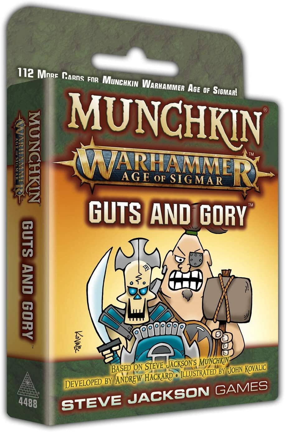 Guts - Gory 112 Card Booster Munchkin Warhammer Age of Sigmar Game SJG 4488 3990₽