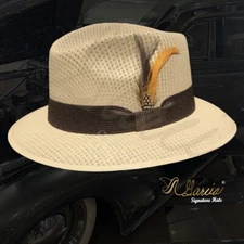 Classic kaki Viejo Fedora Style Garcia Signature Hat