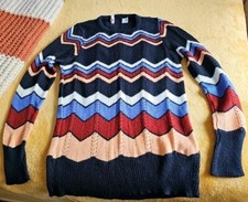 70s Vintage Acrylic Sweater Serendipity Women's Sz M Read 