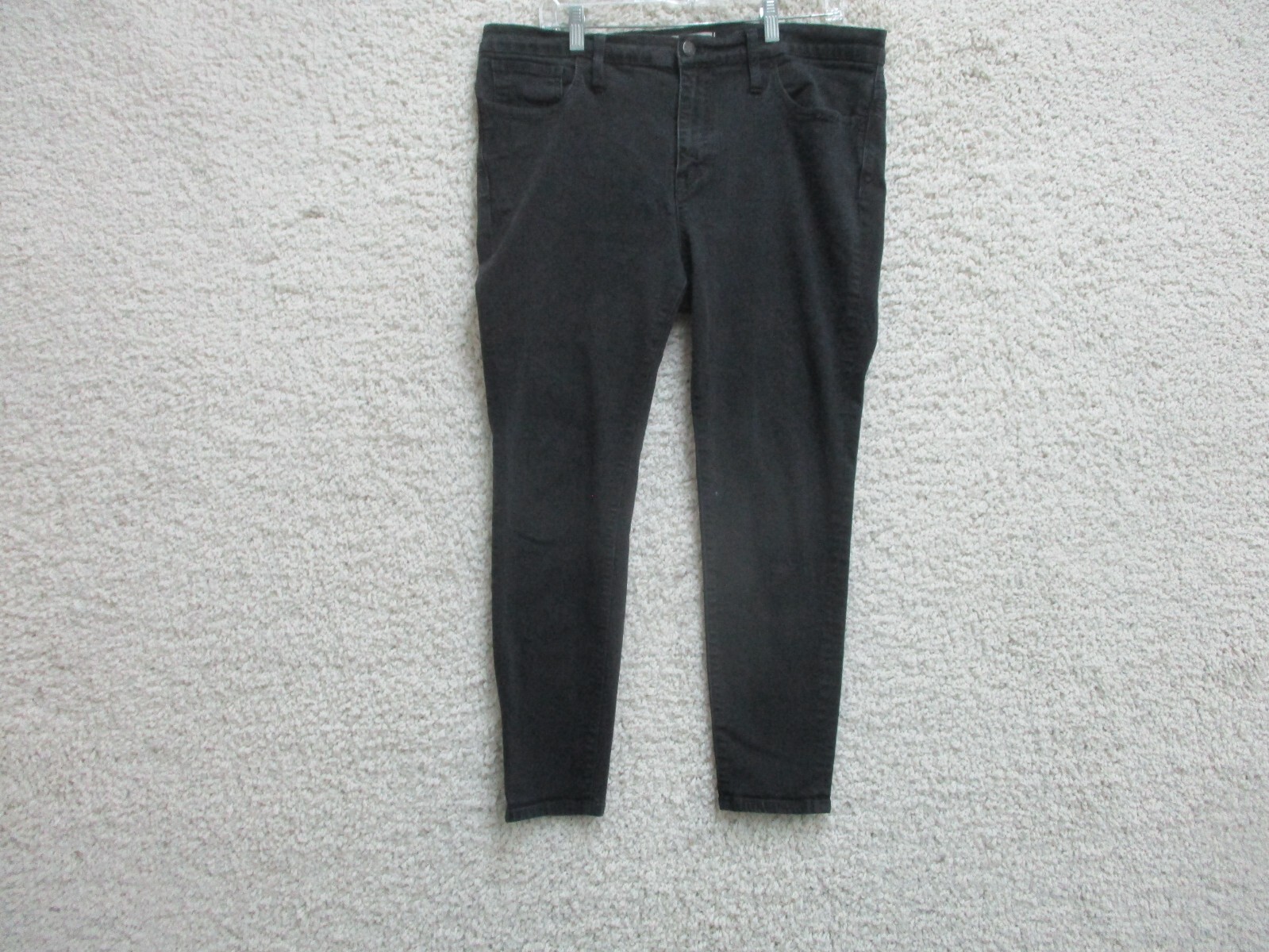 Madewell Roadtripper Skinny Jeans for Women Size 33 Black Stretch Dark Wash