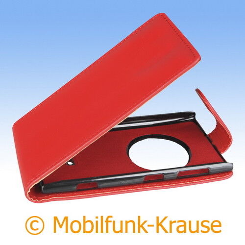 Flip Case Etui Handytasche Tasche Hülle f. Nokia Lumia 1020 (Rot) - Bild 1 von 1