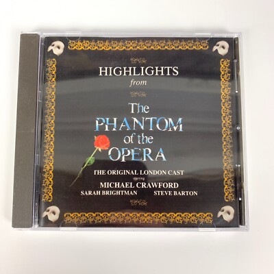 Highlights from the Phantom of the Opera by Original London Cast (CD 1987) 14 tk
