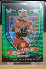 2021 Panini Prizm Draft Picks Trevor Lawrence Crusade Green Wave Rookie RC #161 