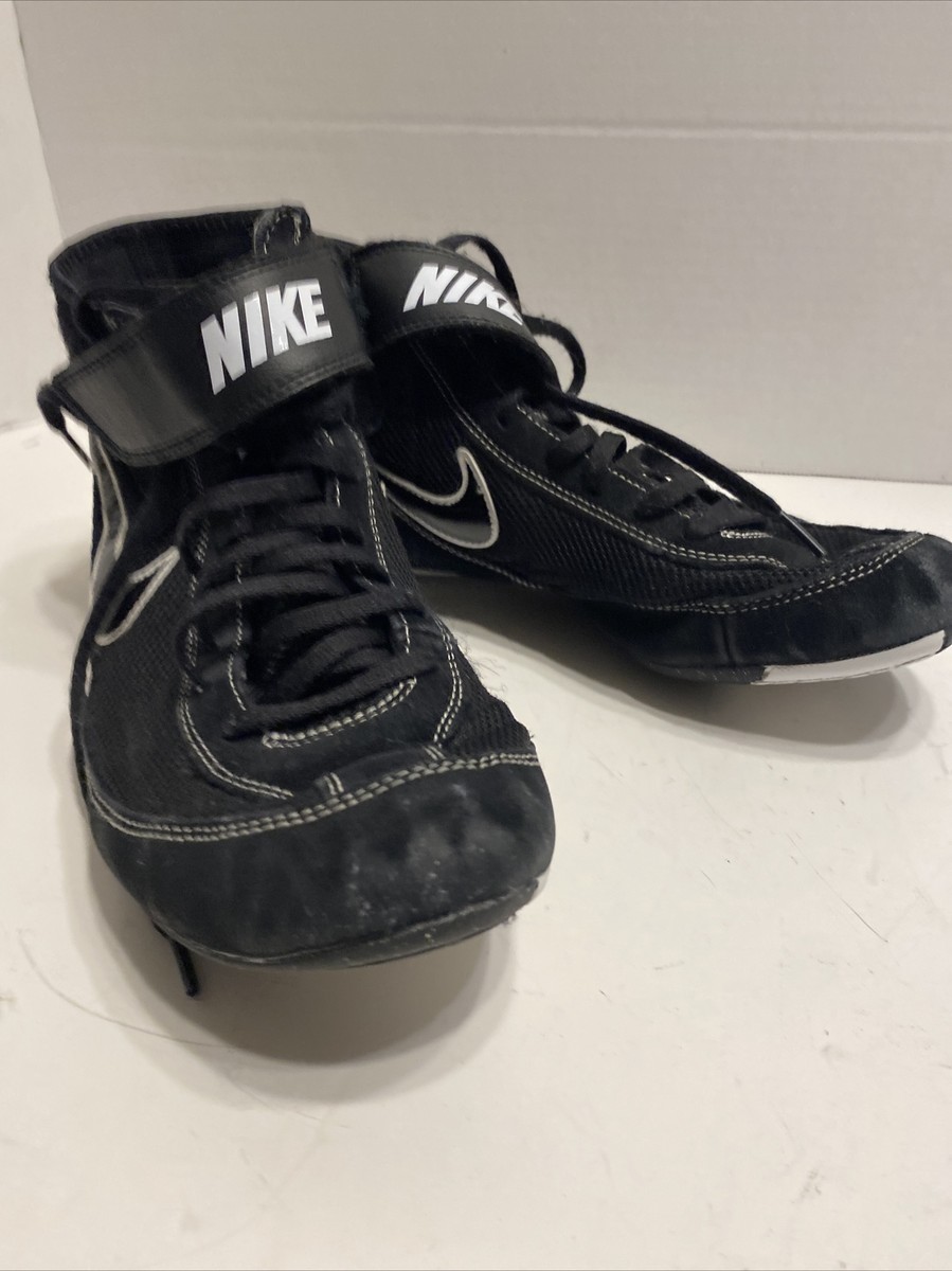 Nike Speed Sweep VII Wrestling Shoes Mens Size 8 Black White  display picture 2