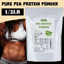 1/2LBS Organic Pure Pea Protein Powder - Non-GMO Vegan Muscle Growth & Recovery