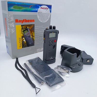 Raytheon Ray 106E VHF Radio Handheld Submersible Transceiver RAY106E