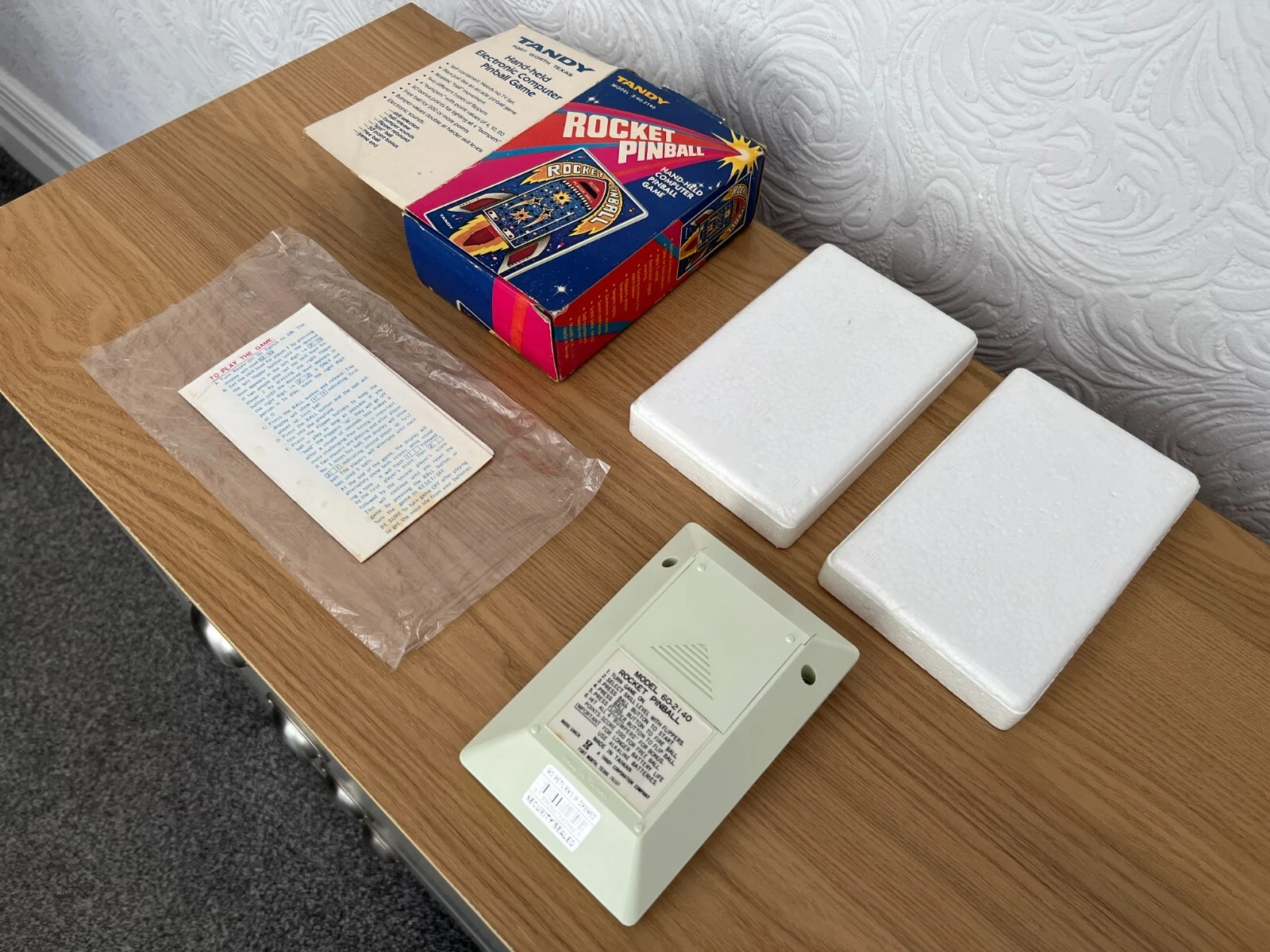 Additional photo for Tandy Rocket Pinball 1979 LED Spiel - Rare Boxed Vintage Game in Excellent Working Order