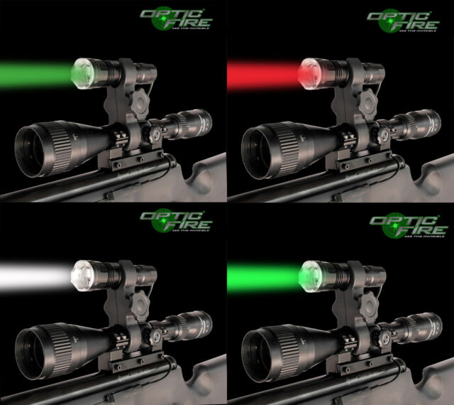 Opticfire® Nano-Zoom lamp scope mount gun light lamping hunting air rifle torch