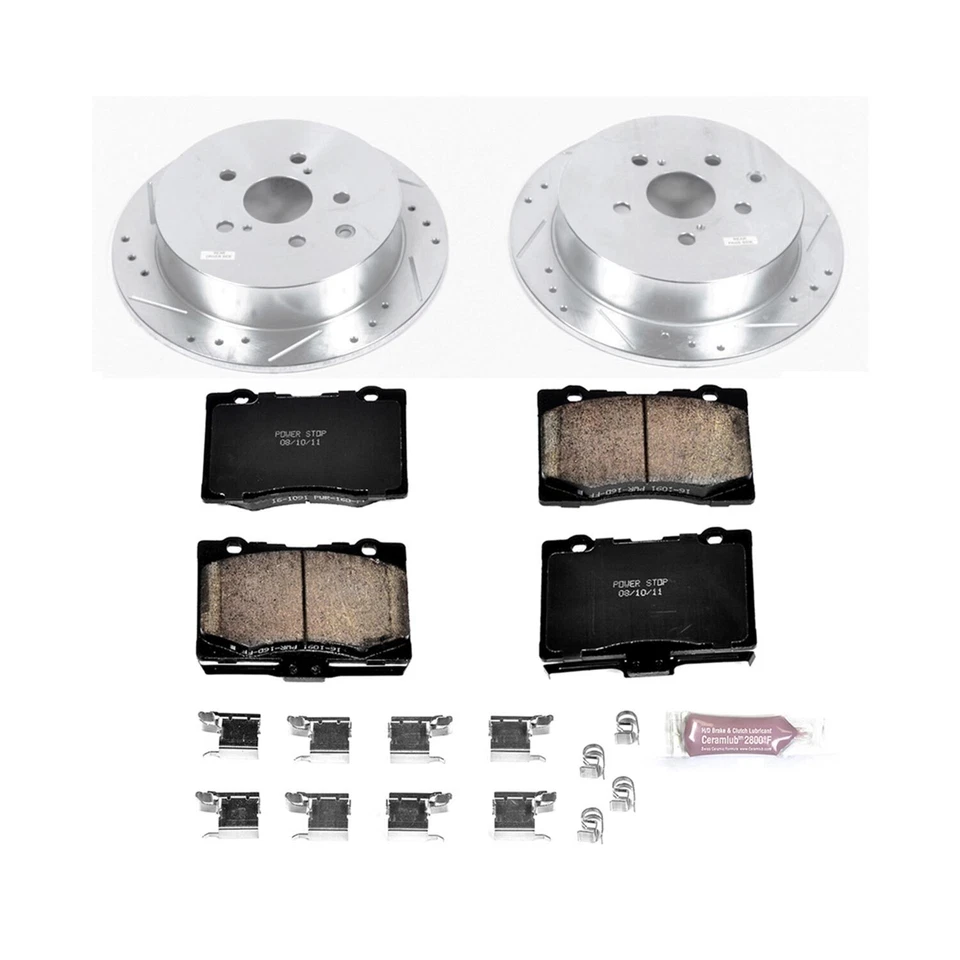 Power Stop 1-Click Z23 Evolution Sport Brake Kit for 14-19 Toyota Highlander Foto 2 de 2