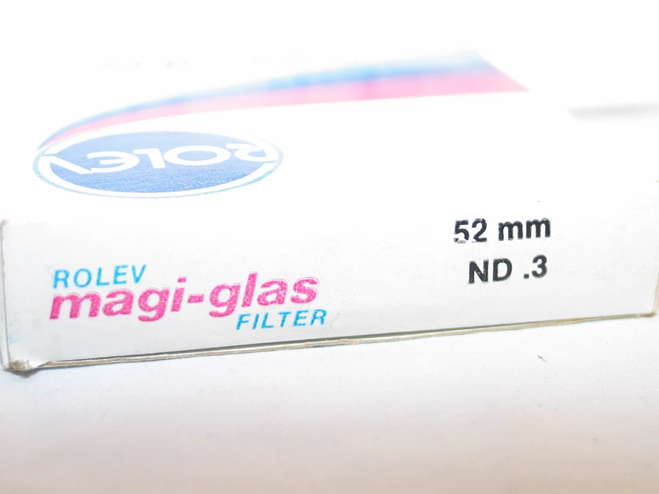 new ROLEV 52mm magi-glas ND. 3 filter w/case in a box - Image 2 of 2