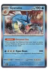 Gyarados Pokemon Card - Holo Foil Rare - Mint Condition - PSA 8 and above!