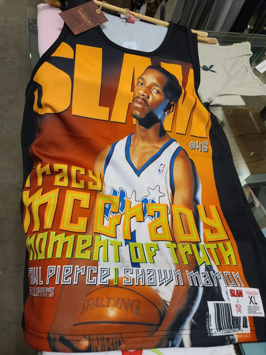 Mitchell Ness orlando magic Tracy McGrady #1 t-mac slam cover #45 jersey  Tank XL