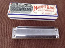 Marine Band M. Hohner No.1896 "G" in Box, Germany