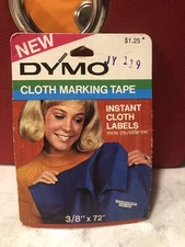 Vintage Dymo Cloth Marking Tape 3/8”Embossing Label Makers  Labeling 1780 1800