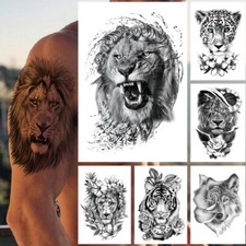 Temporary Tattoos Body Arm Tattoo Sticker Half Sleeve Fake Waterproof