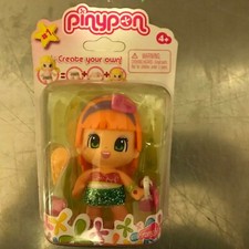 Niña Pinypon con pelo naranja y ojos verdes - A