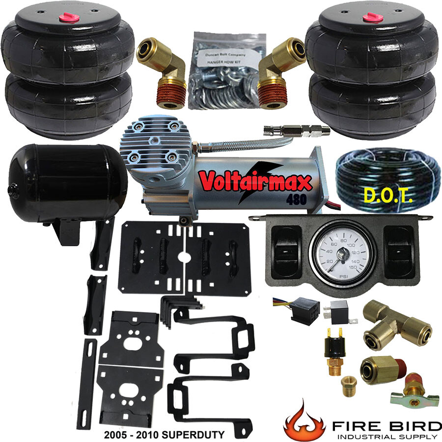 Rear Suspension Air Bag TOW DC100 Air Management 20052010 Ford F250