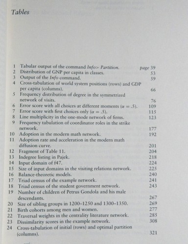 EXPLORATORY SOCIAL NETWORK ANALYSIS W/ PAJEK 2E De Nooy mathematics research LN - Picture 11 of 11