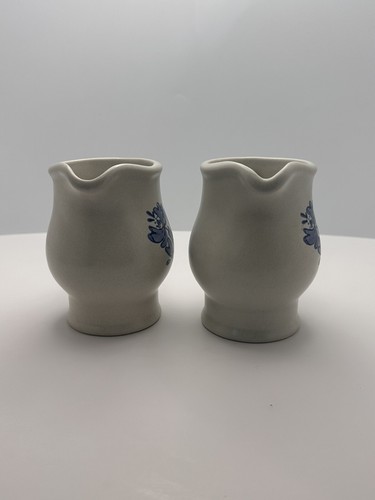 Pfaltzgraff Yorktown Creamer White And Blue Replacement Made In USA #10 - Picture 2 of 7